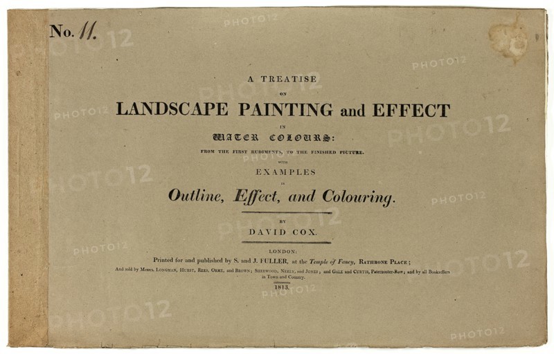 A Treatise on Landscape Painting and Effect in Water Colours: From the First Rudiments..., No. 11, 1 Creator: David Cox the elder.