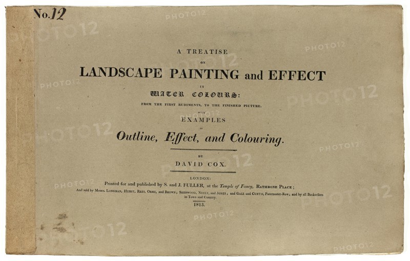 A Treatise on Landscape Painting and Effect in Water Colours: From the First Rudiments..., No. 12, 1 Creator: David Cox the elder.