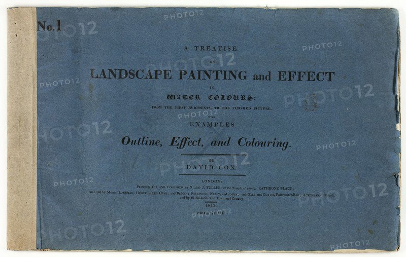 A Treatise on Landscape Painting and Effect in Water Colours: From the First Rudiments..., No. 1, 18 Creator: David Cox the elder.