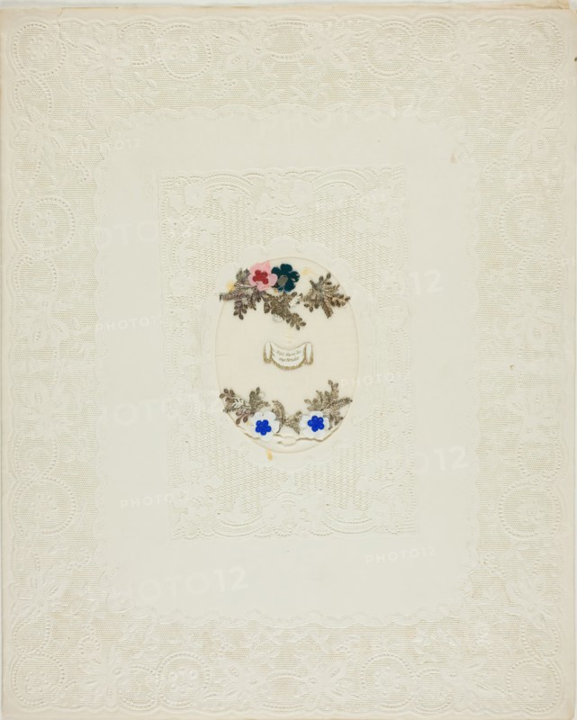 Wilt Thou Be My Bride (valentine), 1847. Creator: David Mossman.