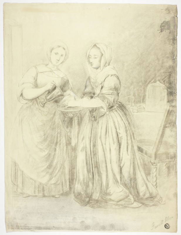 Washing of Hands, n.d. Creator: Frank Stone.