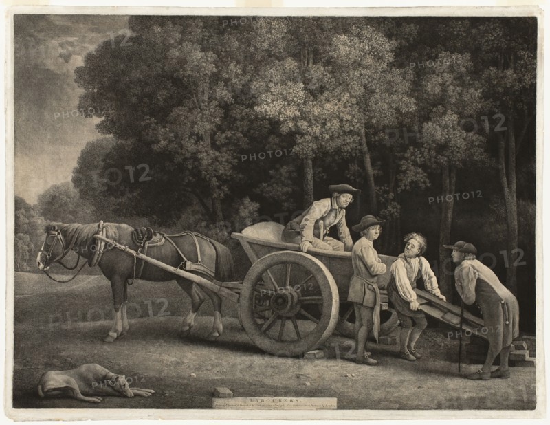 Laborers, January 1, 1789. Creator: George Stubbs.