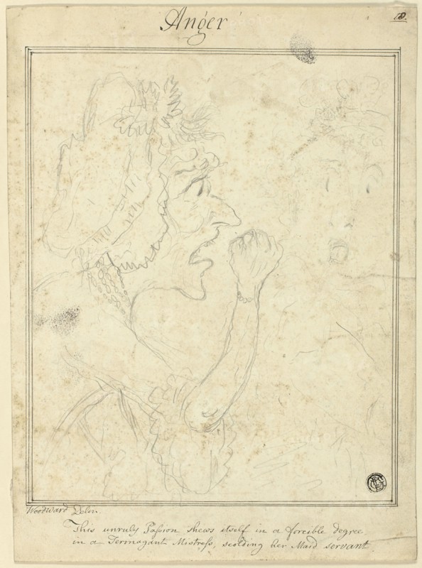 Anger, n.d. Creator: George Moutard Woodward.