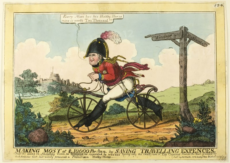 Making the Most of £10,000 per Ann. by Saving Travelling Expences, 1819. Creator: JL Marks.
