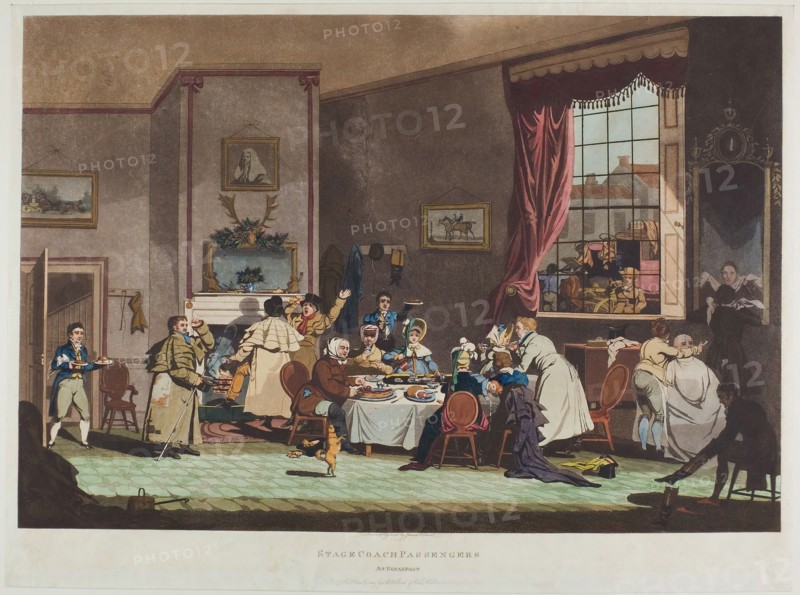 Stage Coach Passengers, n.d. Creator: James Pollard.