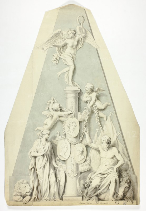 Design for a Monument to Sailors, n.d. Creator: John Bacon II.
