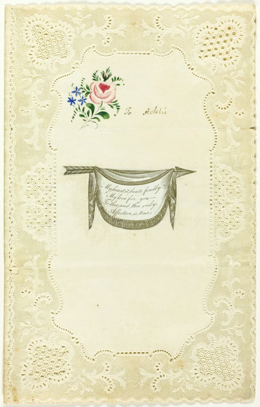 My Heart Beats Fondly (Valentine), 1850/59. Creator: Joseph Addenbrooke.
