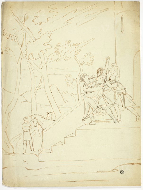 Abduction of Helen, n.d. Creator: Joshua Cristall.