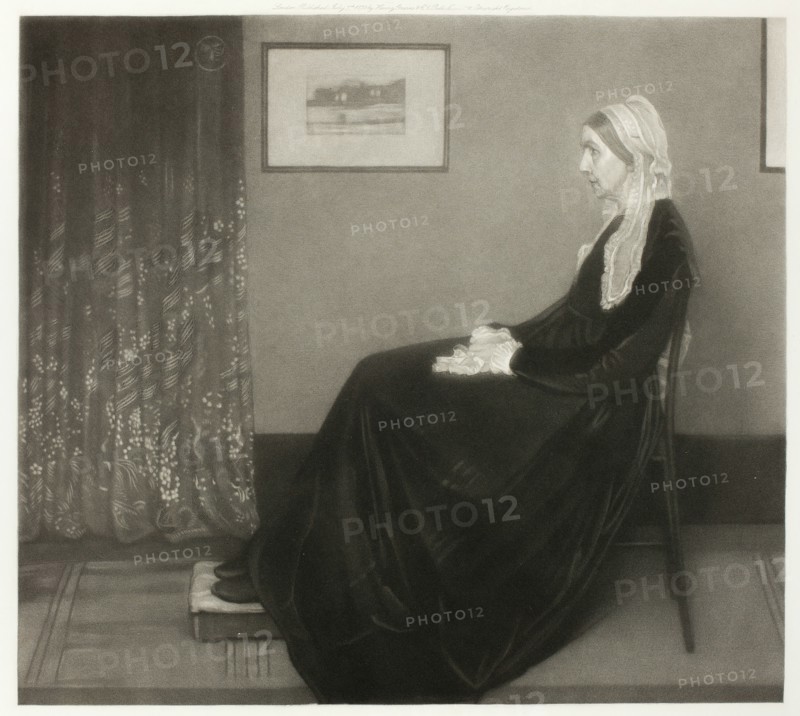 Arrangement in Grey and Black No. 1: Portrait of the Artist's Mother, 1879. Creator: Richard Josey.