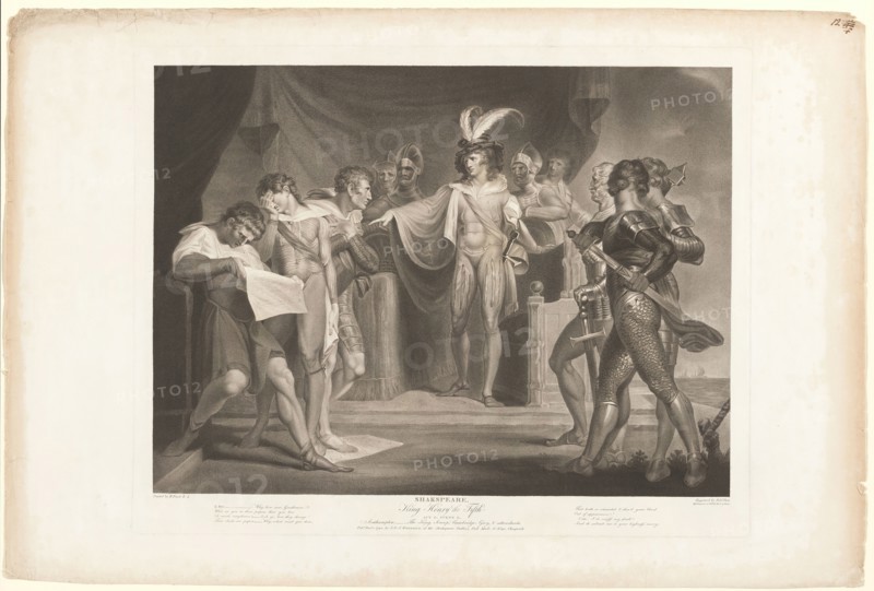 King Henry Condemning Cambridge, Scroop and Northumberland, 1798. Creator: Robert Thew.