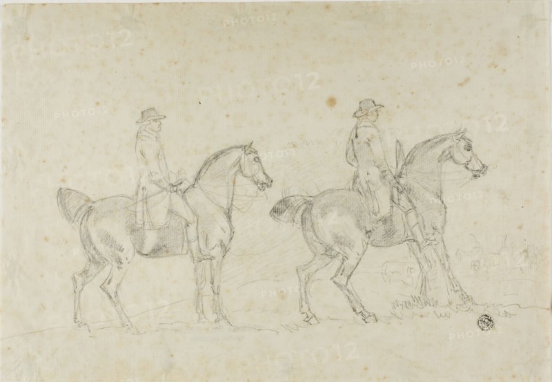 Two Riders, n.d. Creator: Sawrey Gilpin.