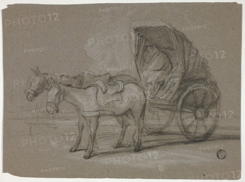 Huckster Cart, c. 1790. Creators: Thomas Barker, Thomas Jones Barker.