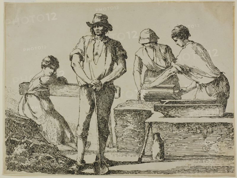 Tilemakers, 1803. Creator: Thomas Barker.