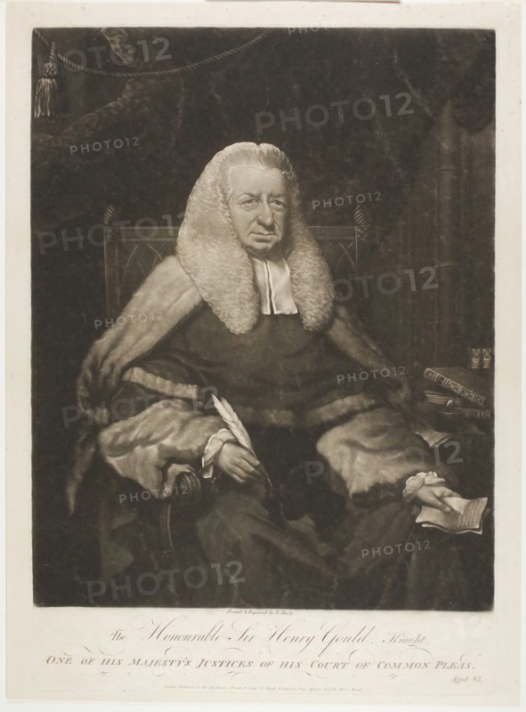 The Honorable Sir Henry Gould, 1794. Creator: Thomas Hardy.