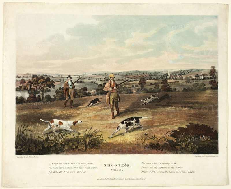 Shooting: Verse 3, 1819. Creator: Thomas Sutherland.