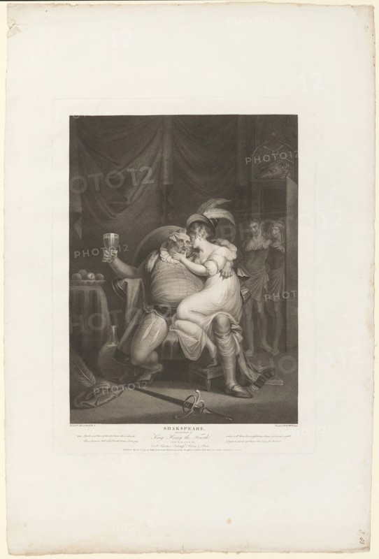 Prince Hal and Poins Surprise Falstaff with Doll Tearsheet, 1795. Creator: William Satchwell Leney.