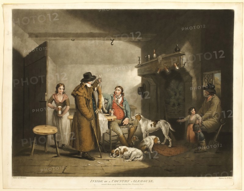 Inside of a Country Alehouse, published March 1, 1797. Creator: William Ward.