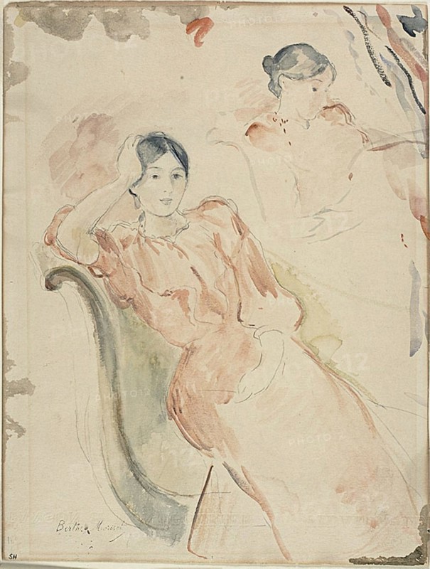 Jeanne Pontillon, c. 1893. Creator: Berthe Morisot.