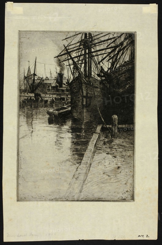 New South Ferry, 1904. Creator: Charles Frederick William Mielatz.