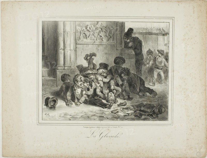 The Slide, 1827–28. Creator: Auguste Raffet.
