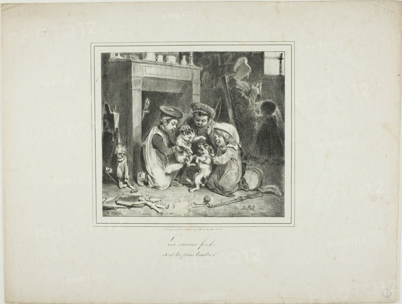 The Least Strong is the Most Treacherous, 1828. Creator: Auguste Raffet.