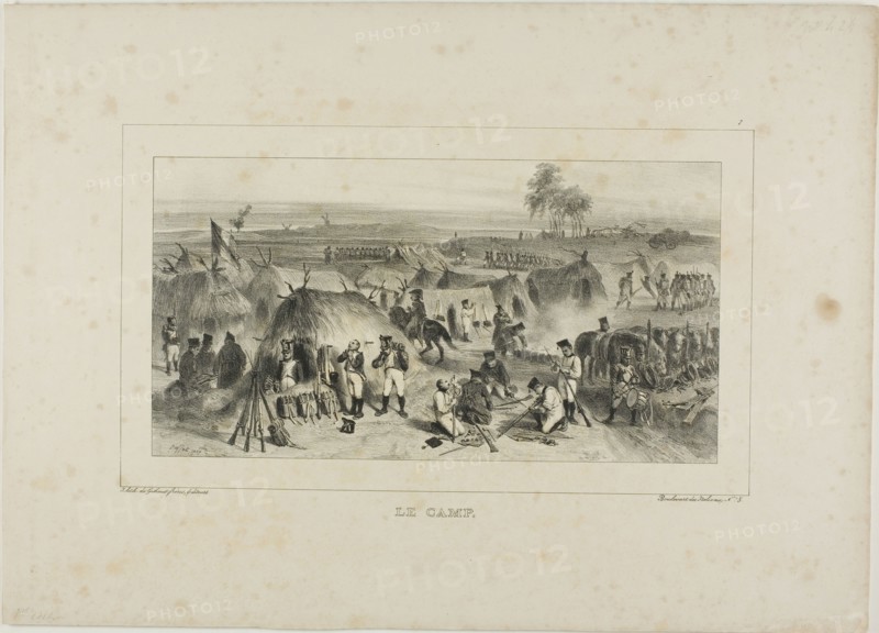The Camp, 1836–37. Creator: Auguste Raffet.