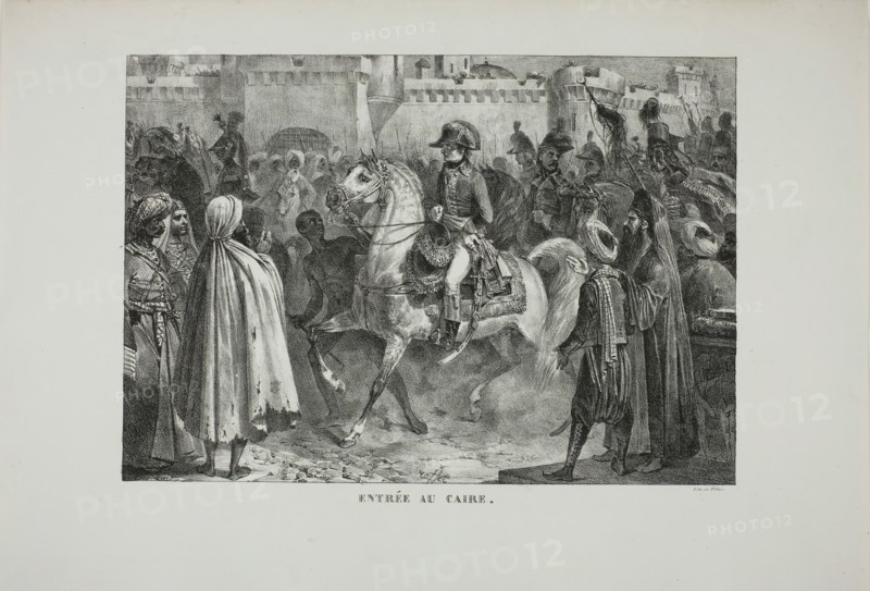 Entering Cairo, 1827. Creator: Auguste Raffet.