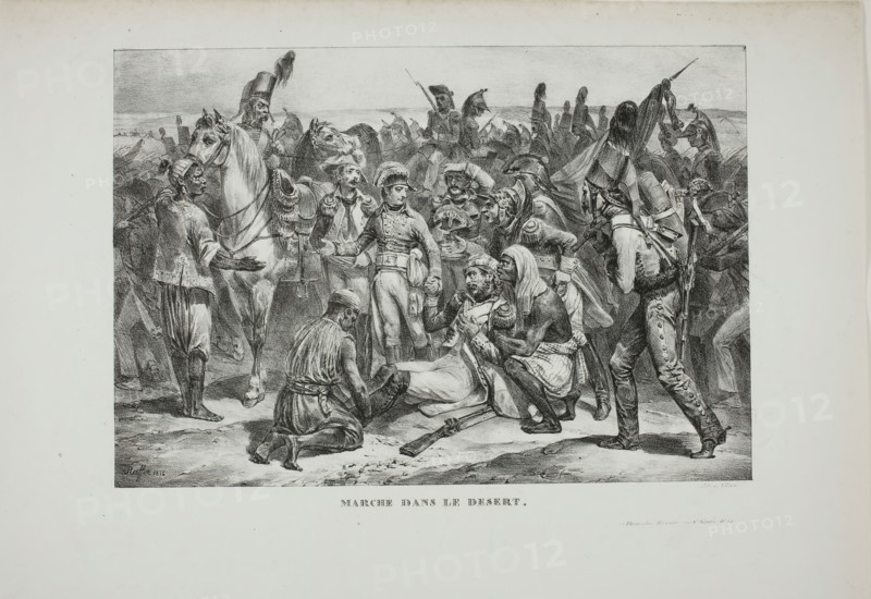 Desert March, 1826. Creator: Auguste Raffet.