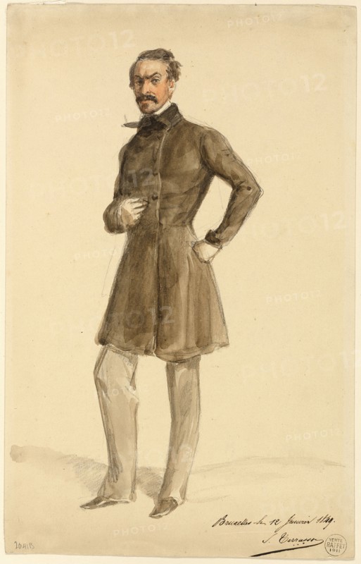 S. Terrason, 1849. Creator: Auguste Raffet.