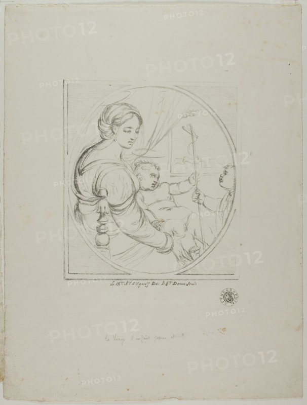 Virgin in a Chair, 1817–20. Creator: Vivant Denon.