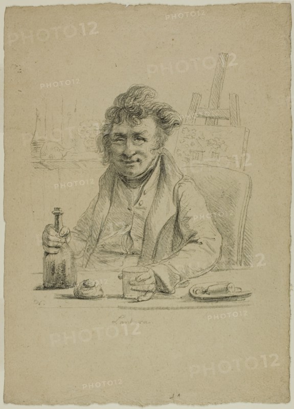 Portrait of Lantara in the Role of Joly, from Le Peintre au Cabaret, 1816. Creator: Vivant Denon.