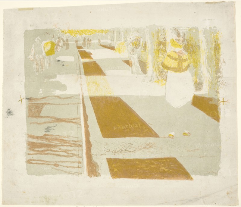 The Avenue, 1899. Creator: Edouard Vuillard.