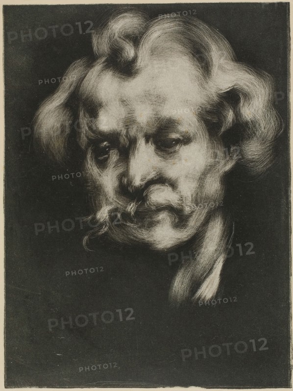 Portrait of Jean Dolent, 1898. Creator: Eugene Carriere.