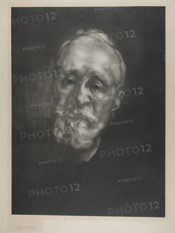 Portrait of Puvis de Chavannes, 1897. Creator: Eugene Carriere.