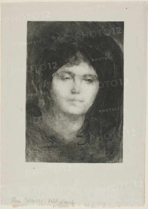 Madame Eugène Carrière, 1893. Creator: Eugene Carriere.