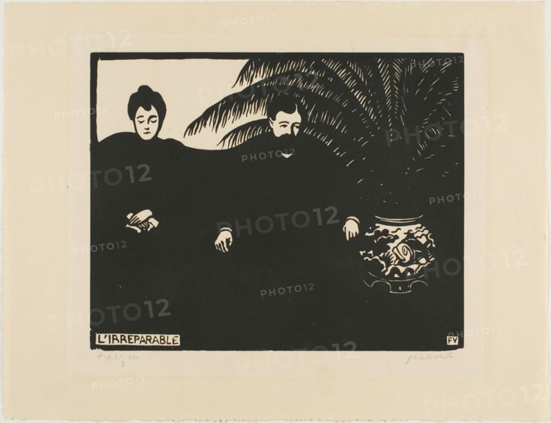 The Irreparable, plate ten from Intimacies, 1898. Creator: Félix Vallotton.