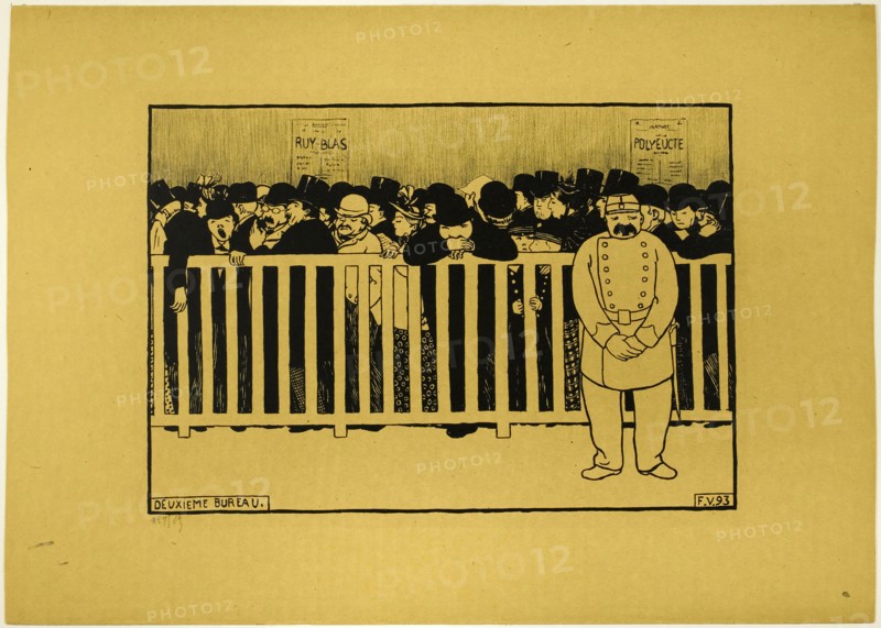 Box Office, 1893, published 1894. Creator: Félix Vallotton.