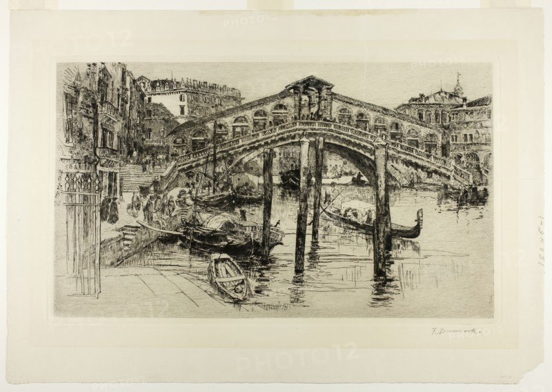 The Rialto, Venice, 1883. Creator: Frank Duveneck.