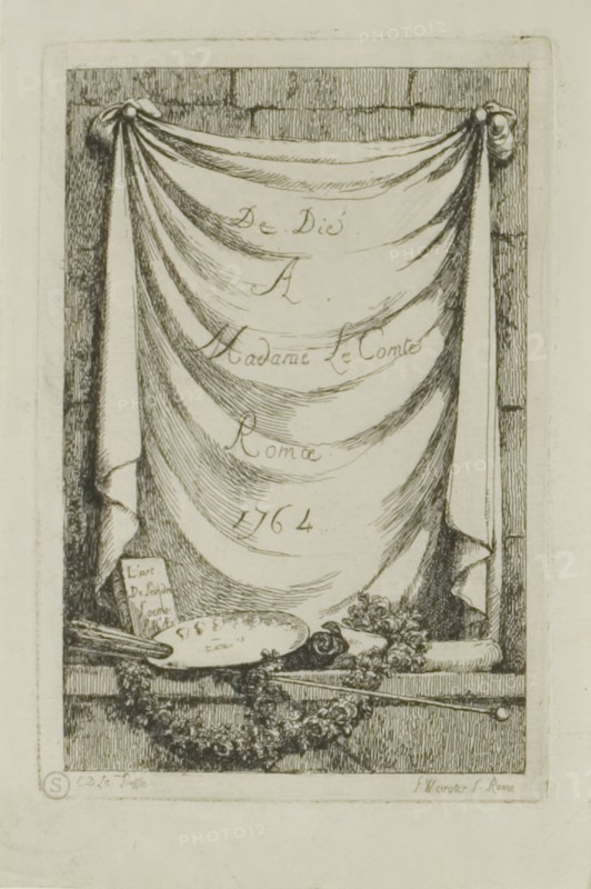 Plate from, Nella Venuta, 1764. Creator: Franz Edmund Weirotter.