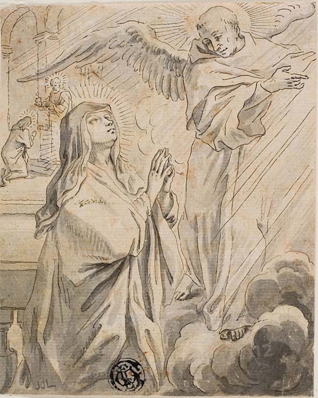 The Annunciation, n.d. Creator: Gerard de Lairesse.