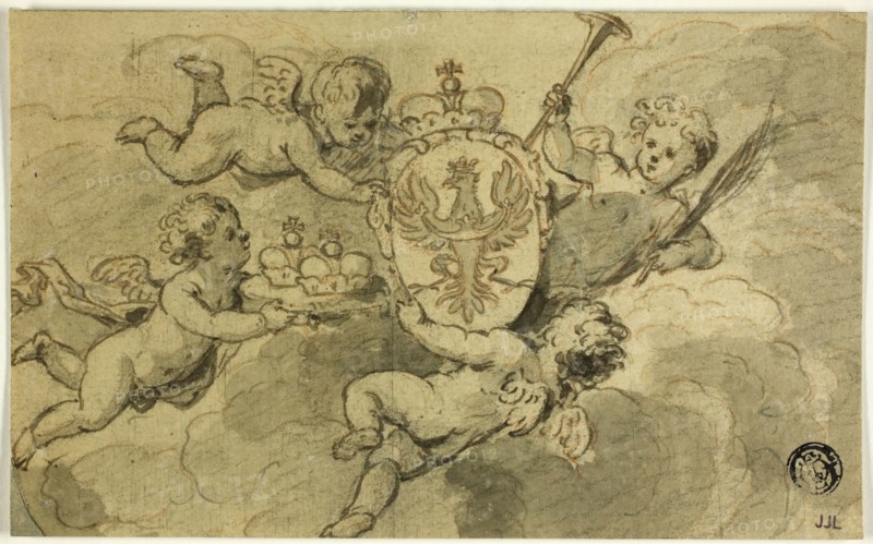 Putti and Coat of Arms, n.d. Creator: Gerard de Lairesse.