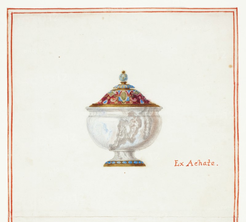 Agate Covered Bowl, n.d. Creator: Giuseppe Grisoni.