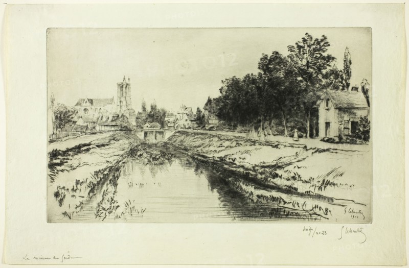 Guardhouse, 1901. Creator: Gustave Leheutre.