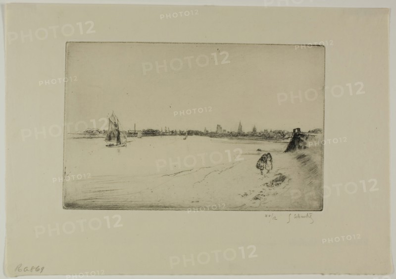 The Outer Harbor of La Rochelle, 1904. Creator: Gustave Leheutre.