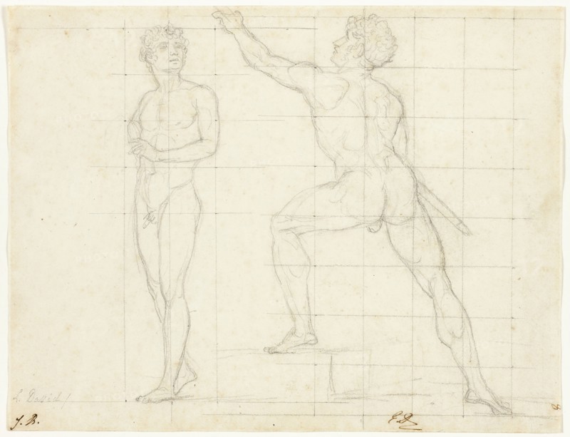 Study for "The Distribution of the Eagles", c. 1810. Creator: Jacques-Louis David.