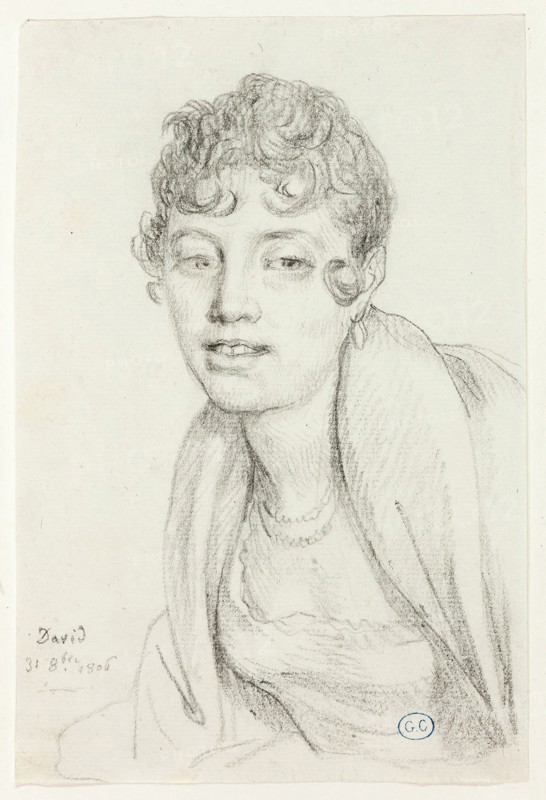 Bust of Angelique Mongez, 1806. Creator: Jacques-Louis David.