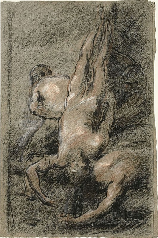 Martyrdom of Saint Peter, 1863. Creator: Jean-Baptiste Carpeaux.