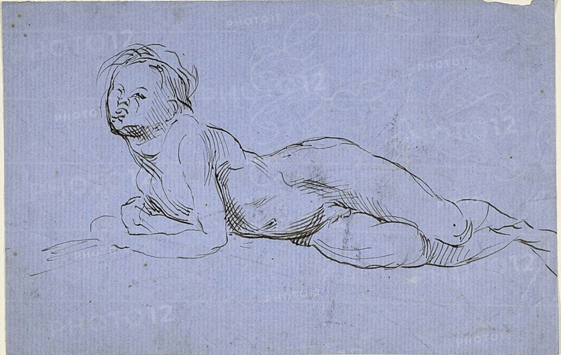 Young Boy Reclining, n.d. Creator: Jean-Baptiste Carpeaux.