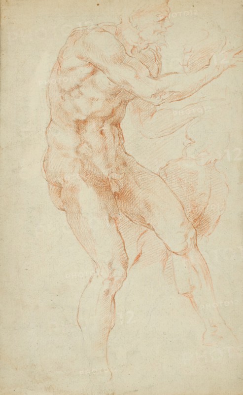 Sketches of Two Satyrs, n.d. Creator: Jean-Baptiste Carpeaux.