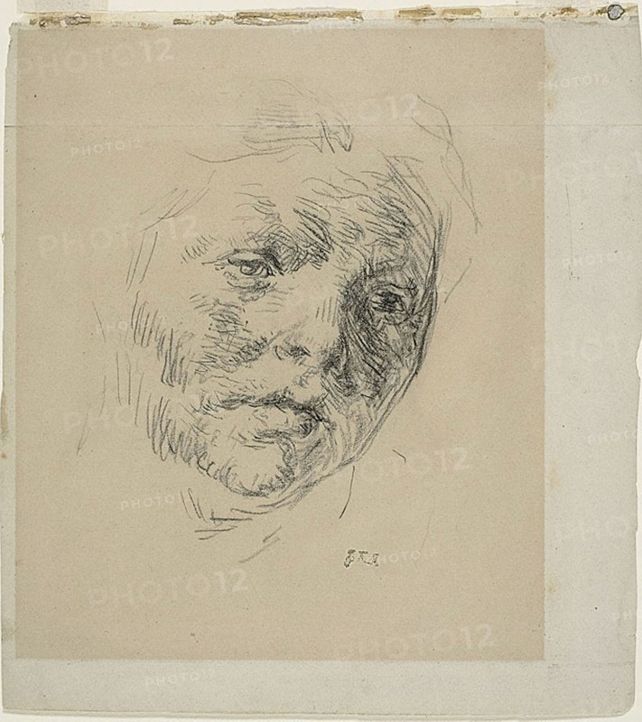 Study, c. 1872. Creator: Jean Francois Millet.